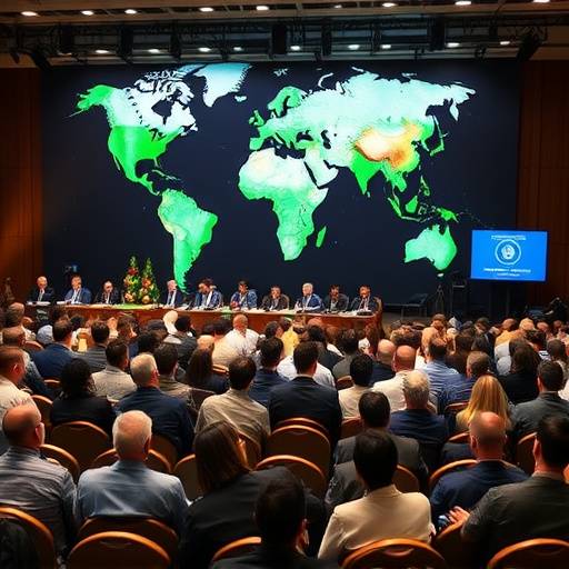 Conferenza sul clima con delegati di tutto il mondo