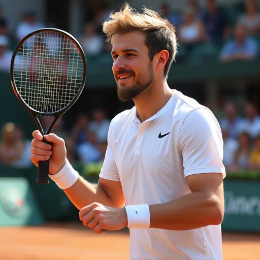 Jannik Sinner durante un match al Roland Garros